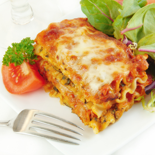 MENU LASAGNES accompagnées de salade verte / PART DE FLAN - Retour de Paris 26/05/2026 'N'oubliez pas les paroles'